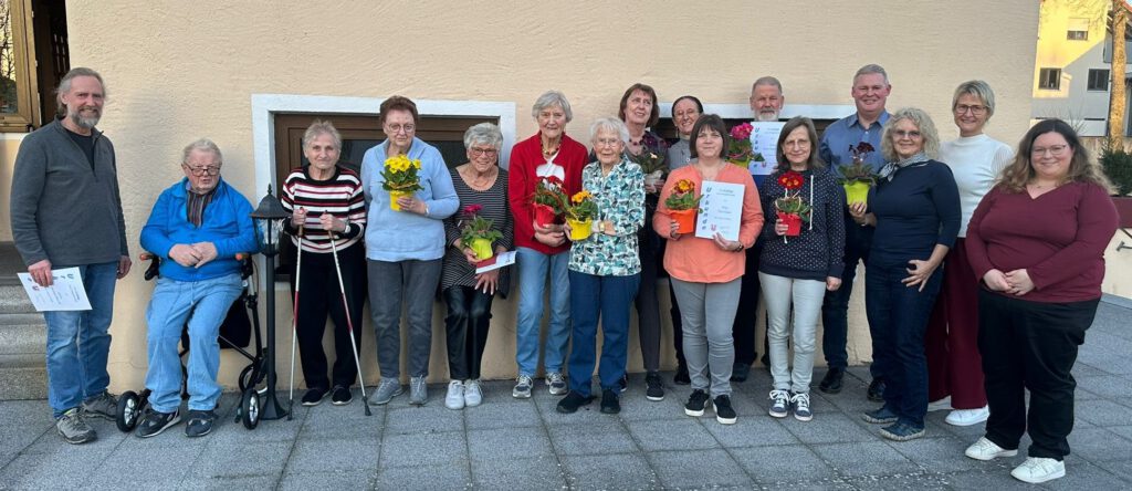 Jahreshauptversammlung RVSG Muhr am See Gruppenbild